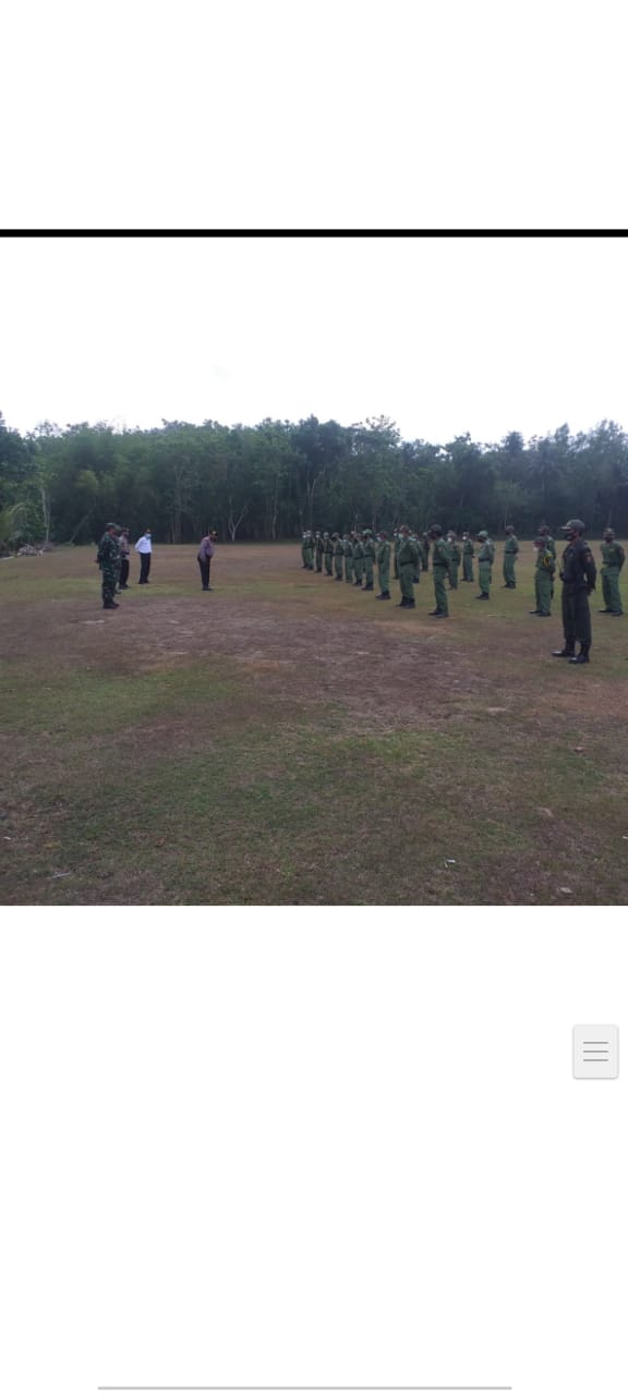Peningkatan Kapasitas Linmas di Lapangan anjir